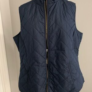 Navy Quilted Women's Vest